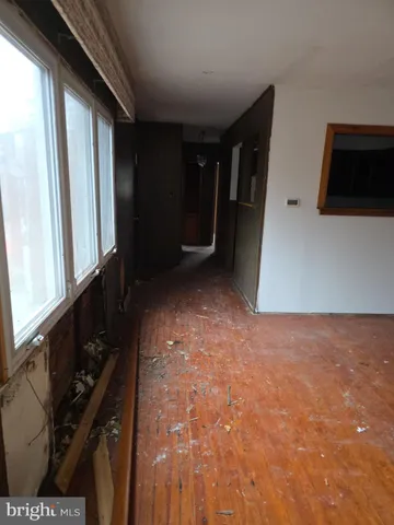 a view of hallway with window