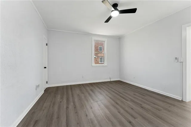 wooden floor in an empty room