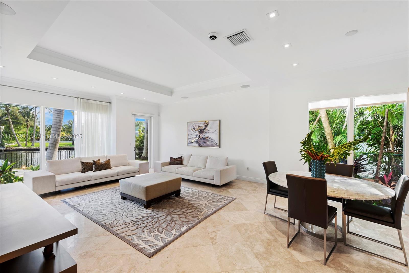 455 Centre Island Golden Beach, FL 33160 - Photo 19 of 67 a living room with furniture and a rug