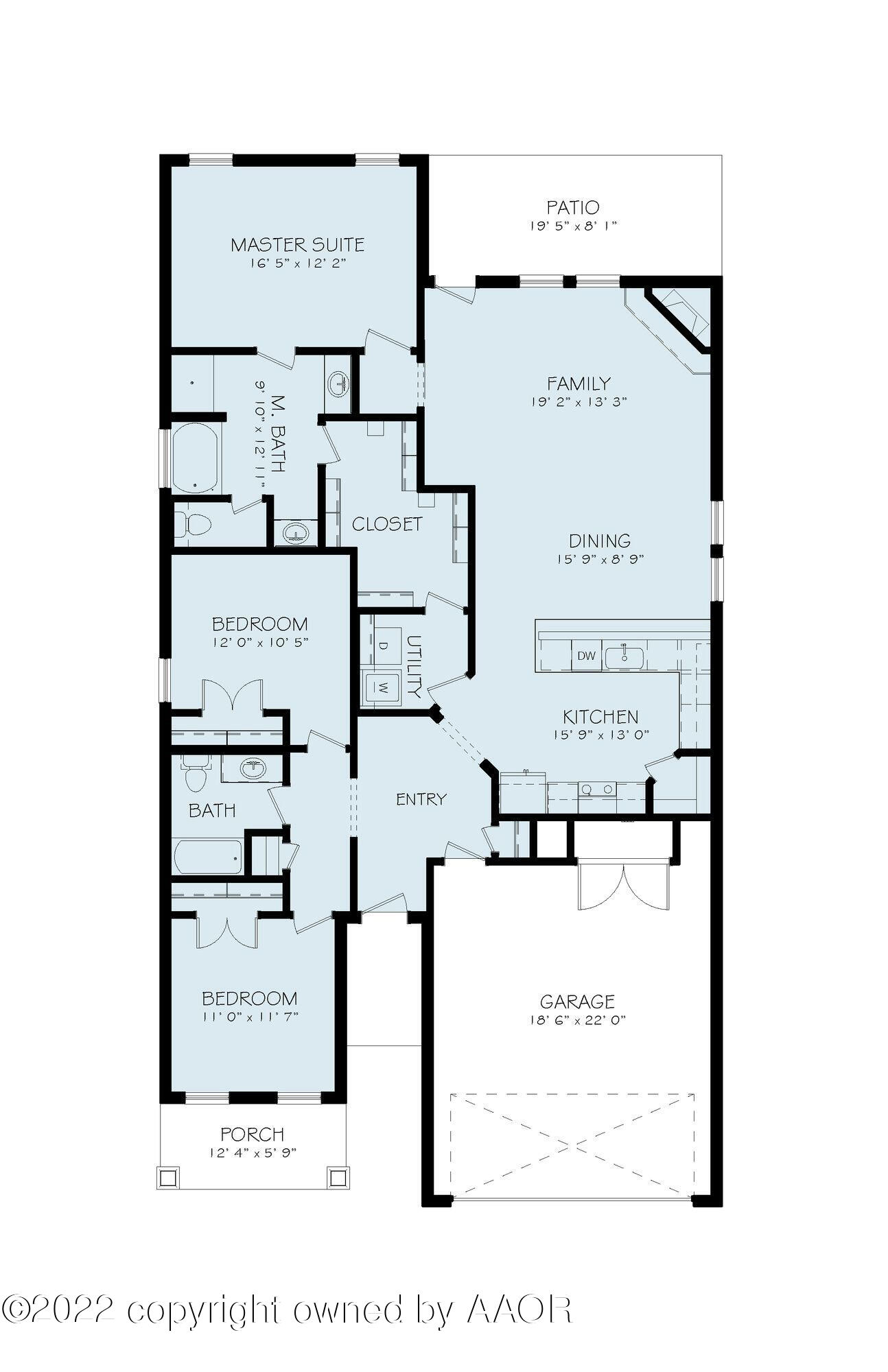 1837 Montaluse Road Amarillo, TX 79118 - Photo 32 of 32 Floor Plan