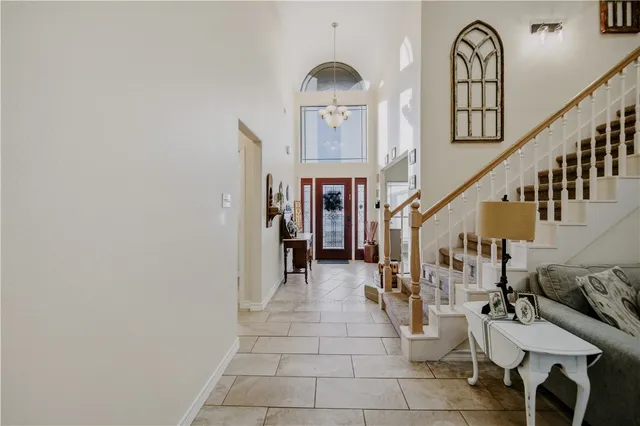 a view of entryway and hall