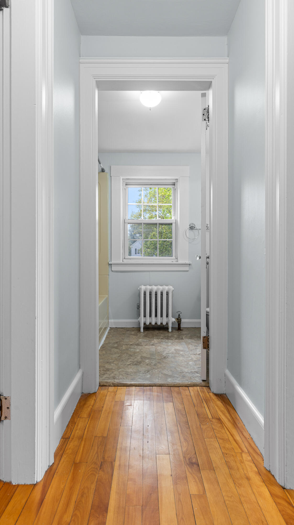 122 14th Street Bangor, ME 04401 - Photo 36 of 64 2nd floor hallway to bath