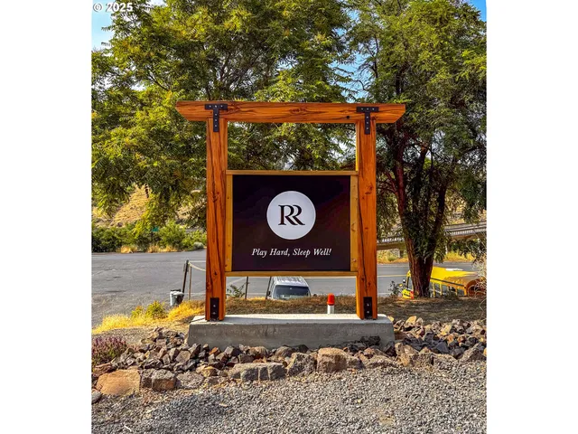 a view of outdoor space with sign board