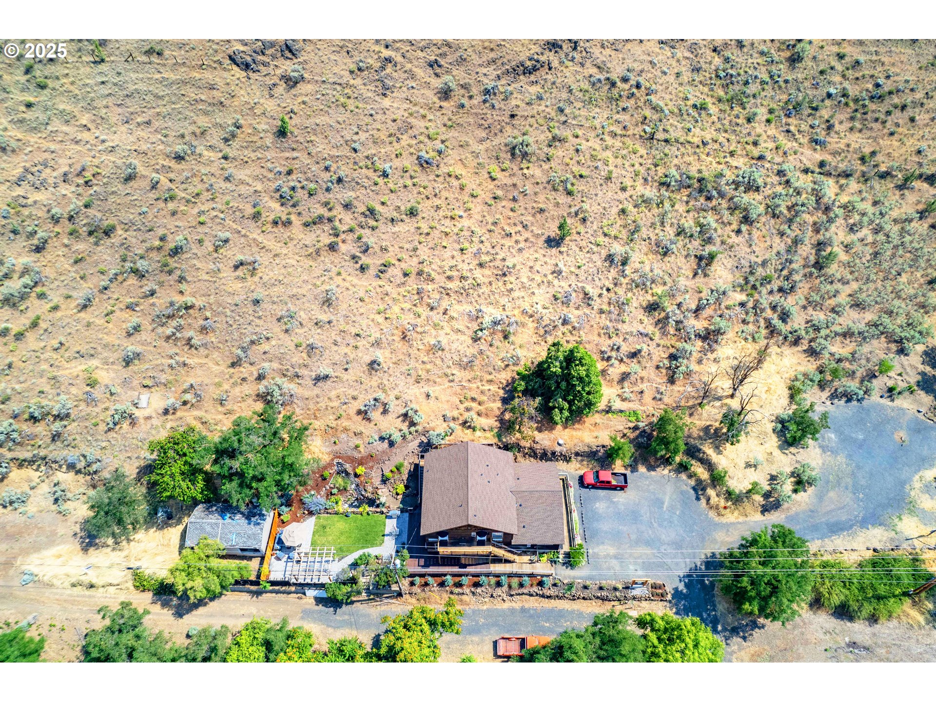 210 Hartman Avenue Maupin, OR 97037 - Photo 44 of 46 a view of a houses with a yard