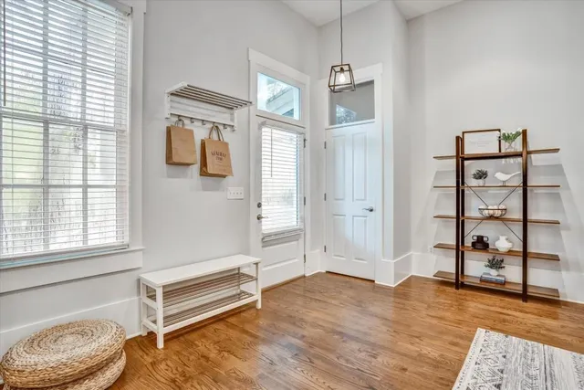 a view of livingroom with furniture and window