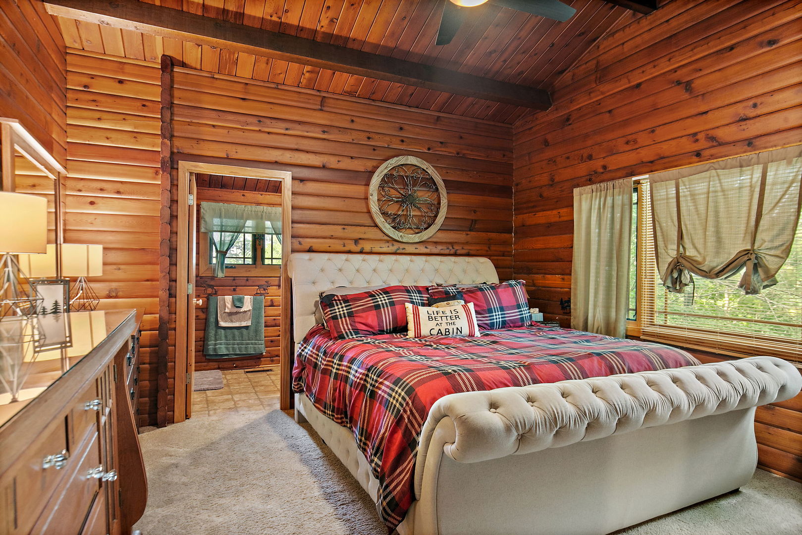 41W591 Lenz Road Elgin, IL 60124 - Photo 19 of 48 a bedroom with a bed and a painting on the wall