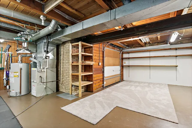 a view of a storage & utility room