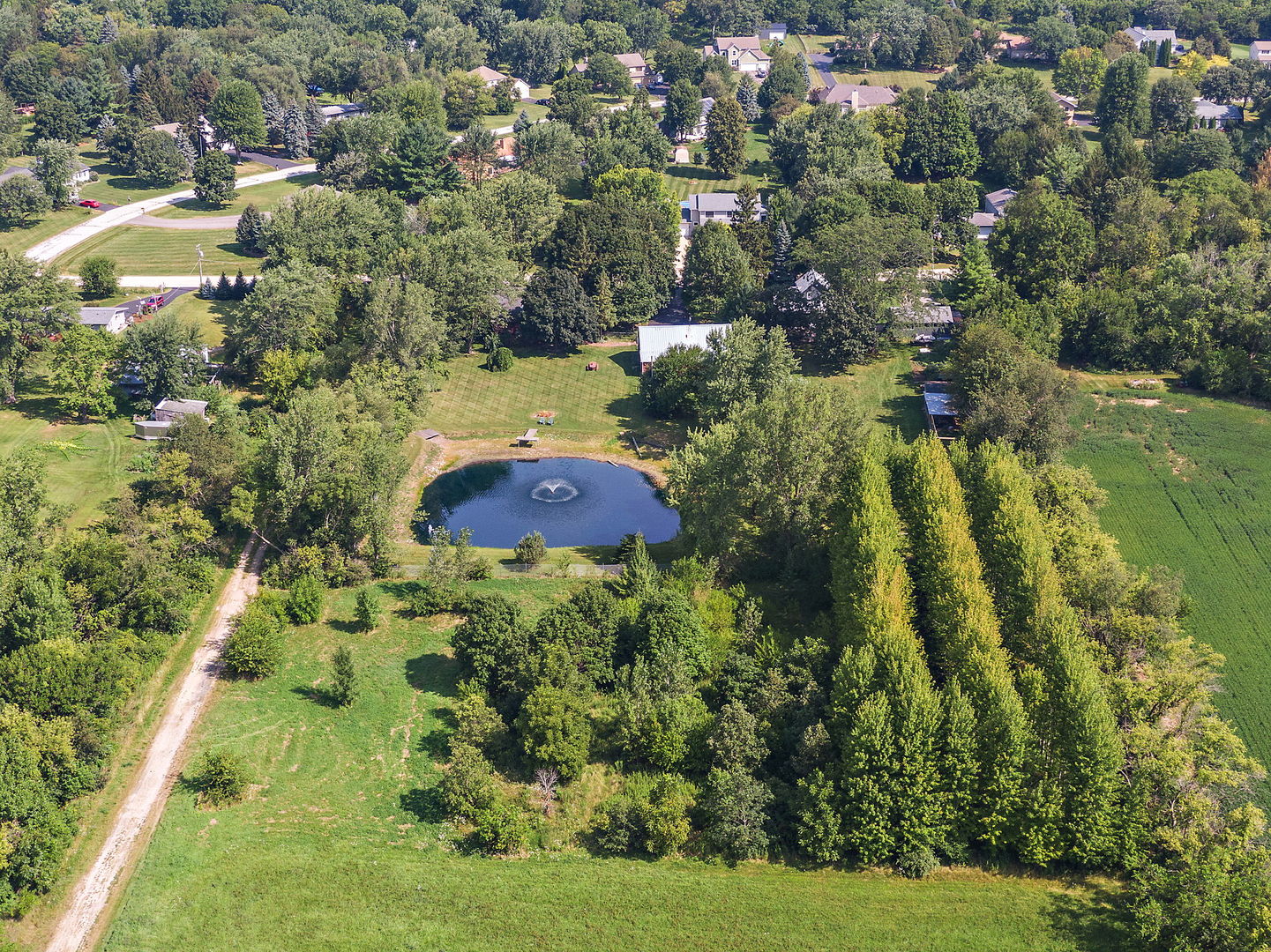 41W591 Lenz Road Elgin, IL 60124 - Photo 45 of 48 an aerial view of a residential houses with yard