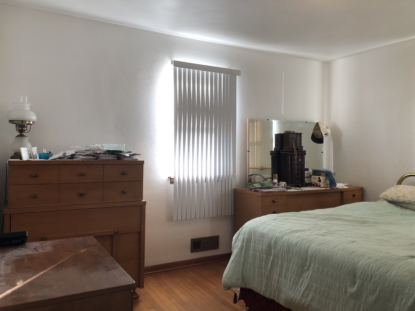 1208 Waverly Place Joliet, IL 60435 - Photo 10 of 18 a bedroom with a bed and wooden floor