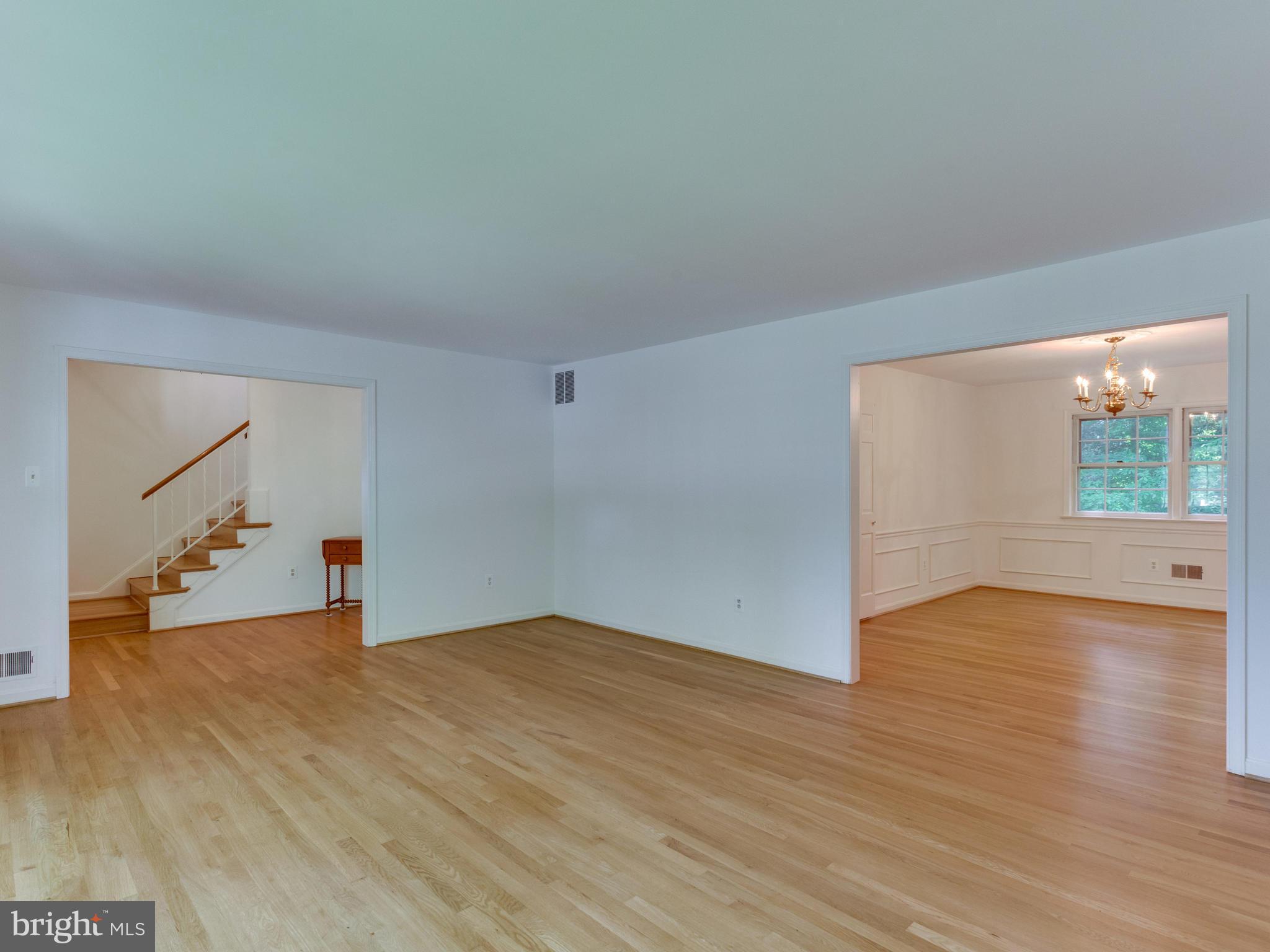 6837 Fairway Street McLean, VA 22101 - Photo 6 of 25 Living Room Entering into Dining Room