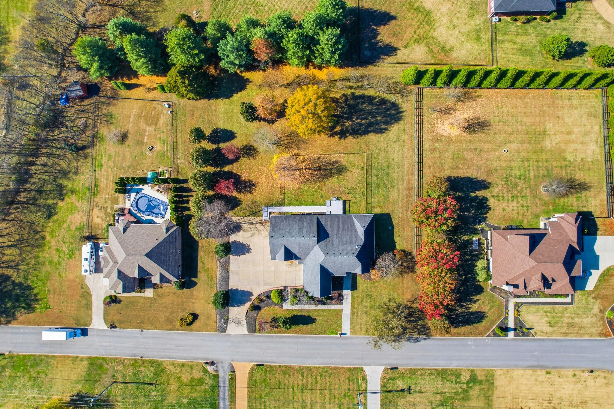 2005 Alan John Way Lebanon, TN 37087 - Photo 2 of 71 an aerial view of residential house with outdoor space and swimming pool