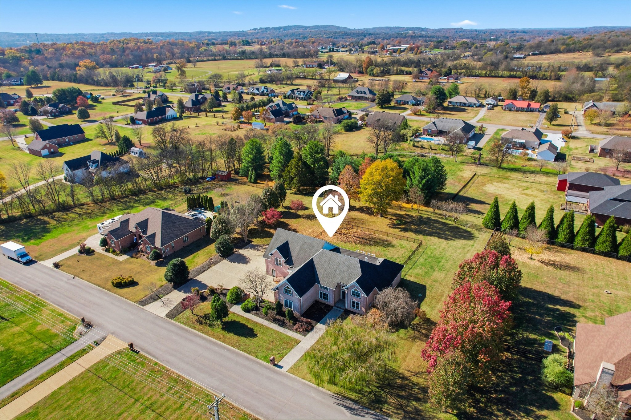 2005 Alan John Way Lebanon, TN 37087 - Photo 3 of 71 an aerial view of a house with a lake view