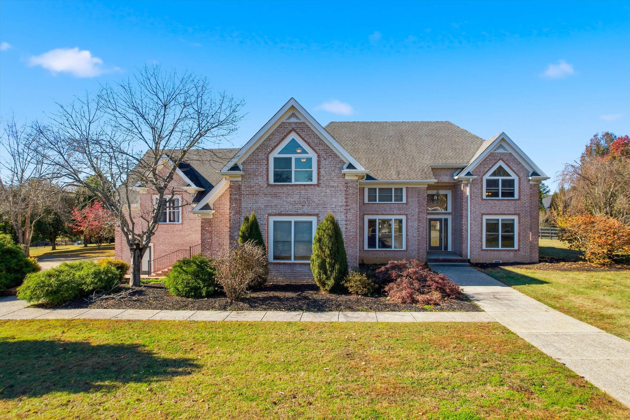 2005 Alan John Way Lebanon, TN 37087 - Photo 63 of 71 a front view of the house with yard and trees in the background