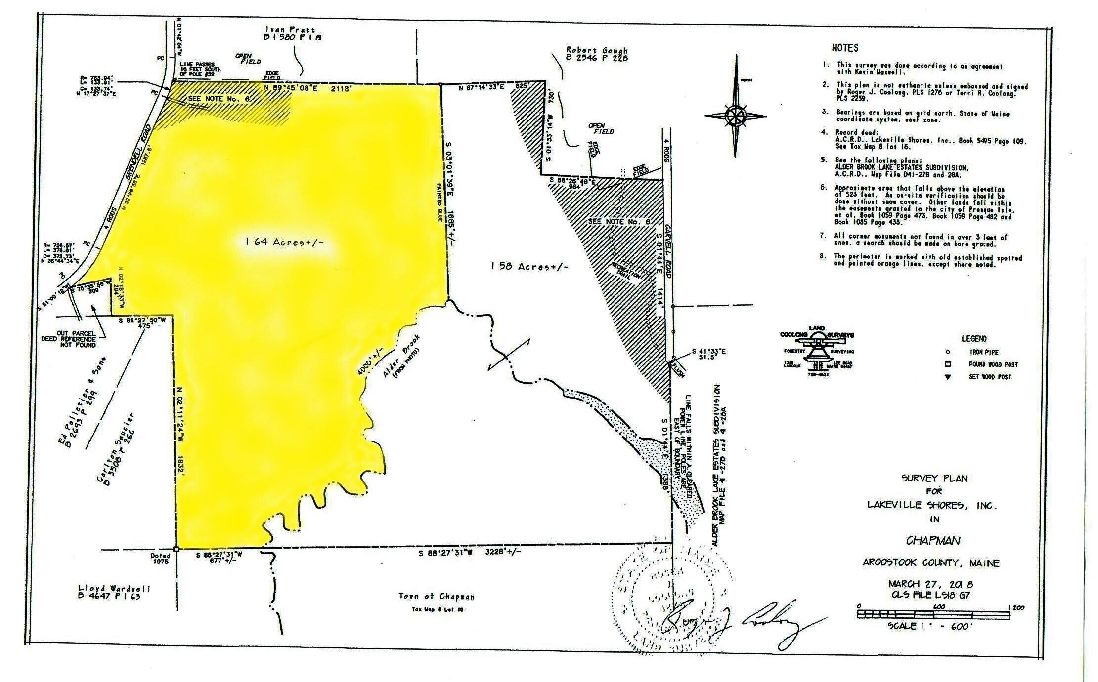 M8-l16 Grendell Road Mapleton, ME 04757 - Photo 1 of 12 Map Survey2