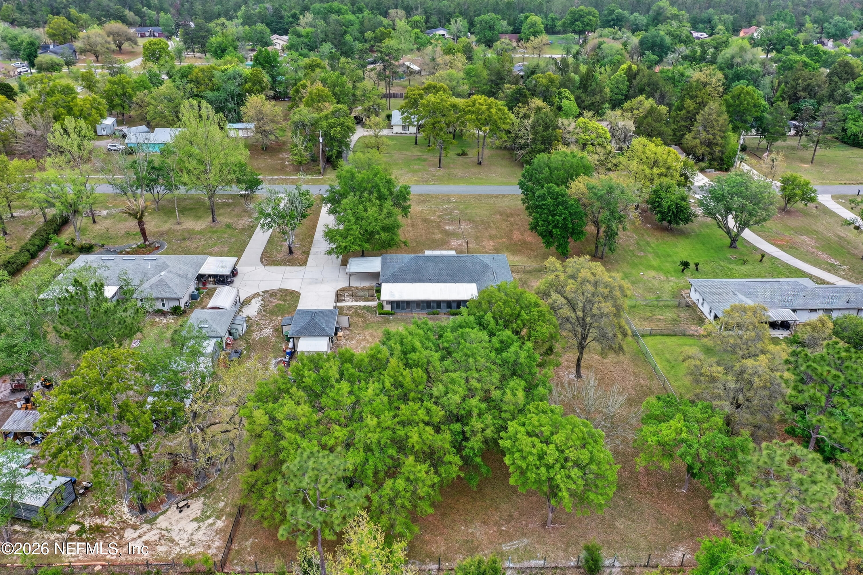 4537 Junction Drive Middleburg, FL 32068 - Photo 54 of 62 an aerial view of residential house with outdoor space
