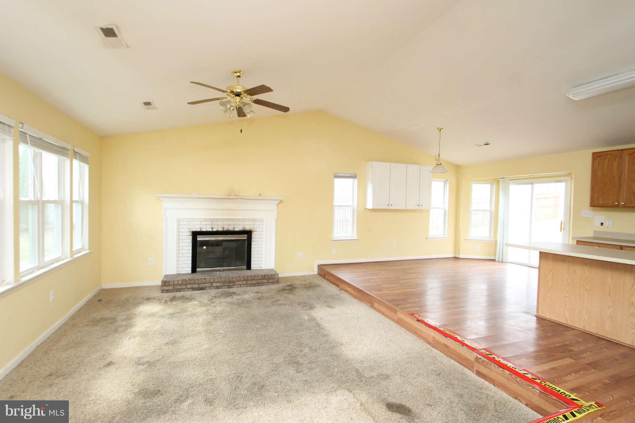 157 Choptank Road Stafford, VA 22556 - Photo 3 of 19 Living Room w/Fireplace