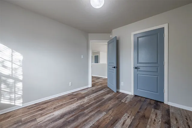 wooden floor in an empty room