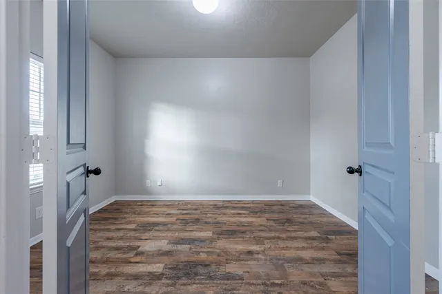 a view of empty room