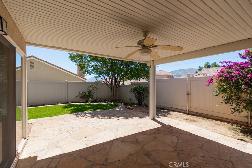 768 Moonlight Court Banning, CA 92220 - Photo 47 of 70 Beautiful Backyard Covered Patio Area with Views of the Mountains
