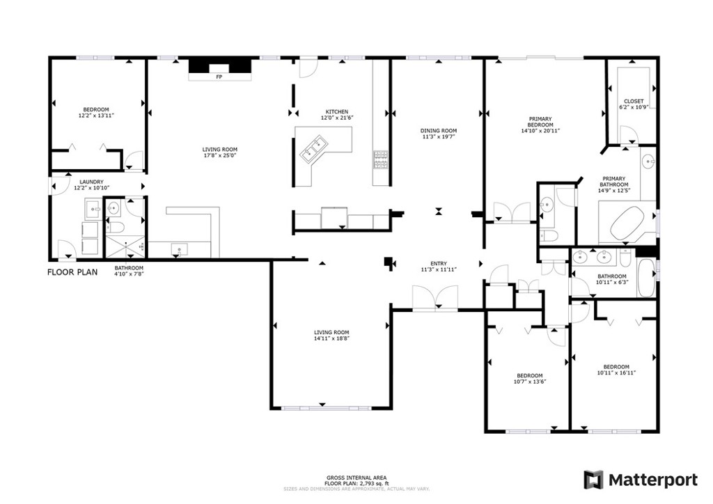 2376 North Vallejo Way Upland, CA 91784 - Photo 37 of 37 a picture of floor plan