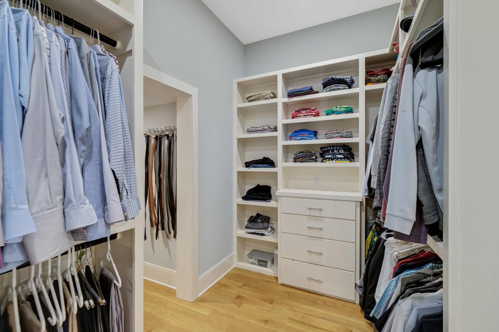 3003 Hobbs Road, Unit B Nashville, TN 37215 - Photo 37 of 70 a view of walk in closet with clothes and shoes