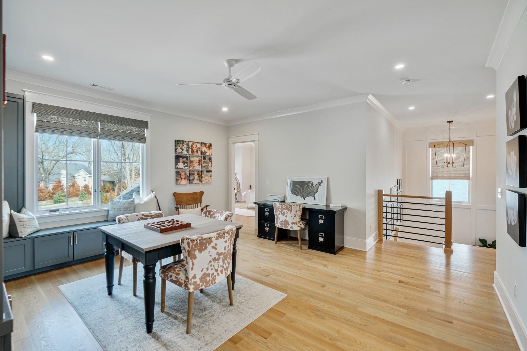 3003 Hobbs Road, Unit B Nashville, TN 37215 - Photo 43 of 70 a view of a dining room with furniture window and wooden floor