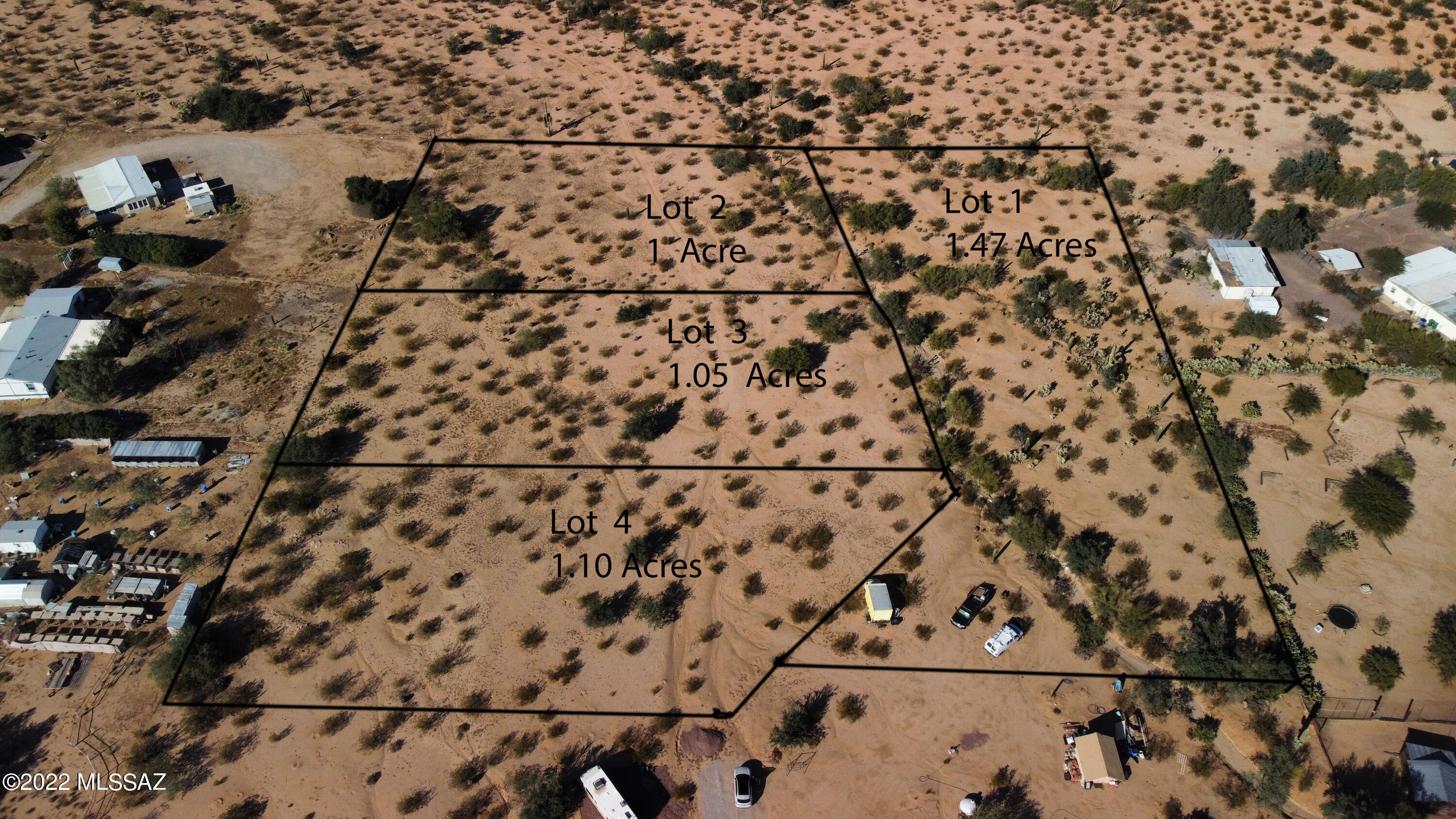 12490 West Picture Rocks Road, Unit 1 Tucson, AZ 85743 - Photo 1 of 8 12490 w picture rocks lot split drone ed