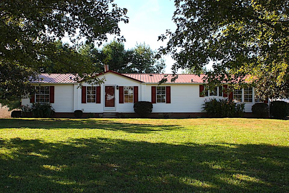5128 Starks Road Cross Plains, TN 37049 - Photo 1 of 17 a view of a house with swimming pool and a yard