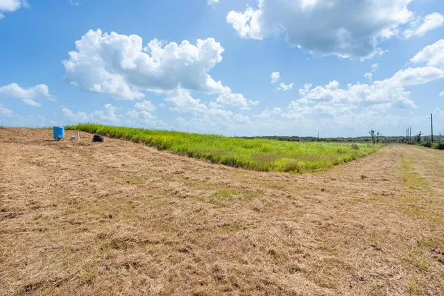 a view of a lake with a beach