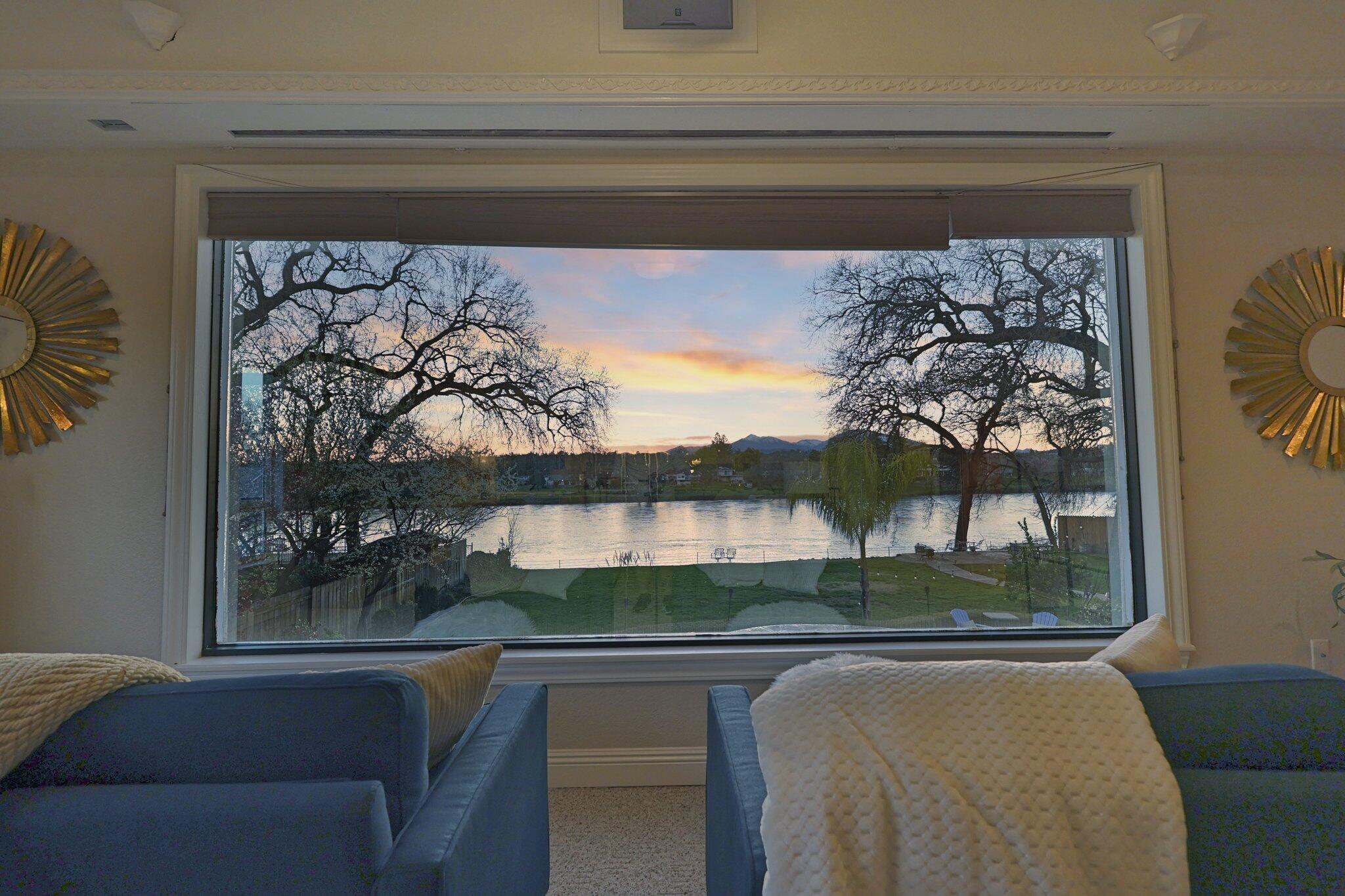 3074 Brent Road Redding, CA 96002 - Photo 6 of 219 Sunset River Views from the Living Room