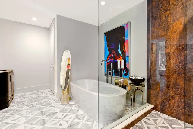 a view of a gallery with window