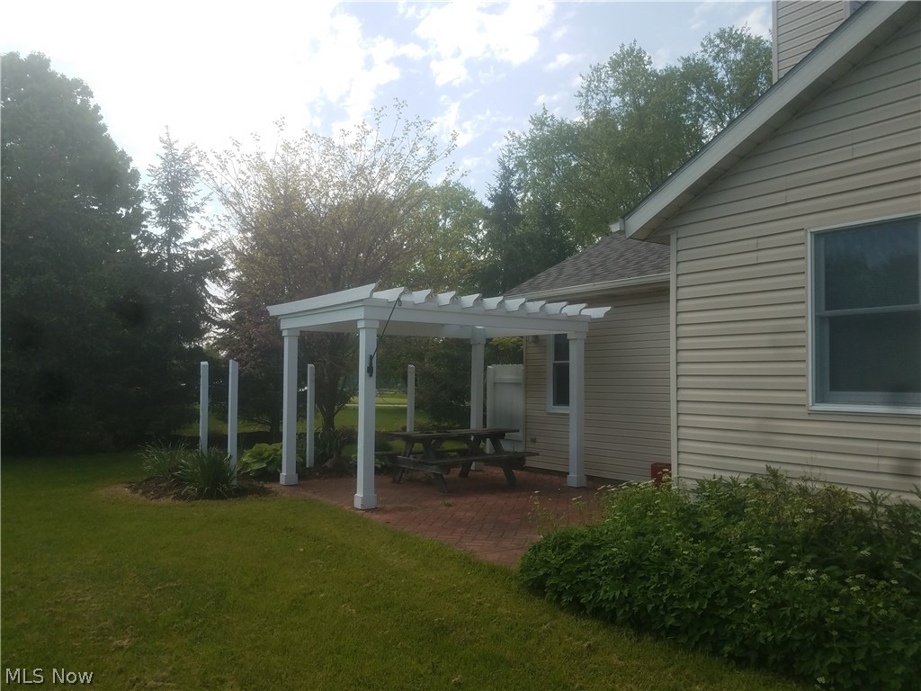 16220 Mason Road Vermilion, OH 44089 - Photo 29 of 29 Back Patio with Pergola