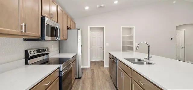 a very nice looking room with a large bed