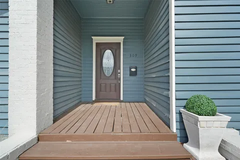 a view of backyard of house