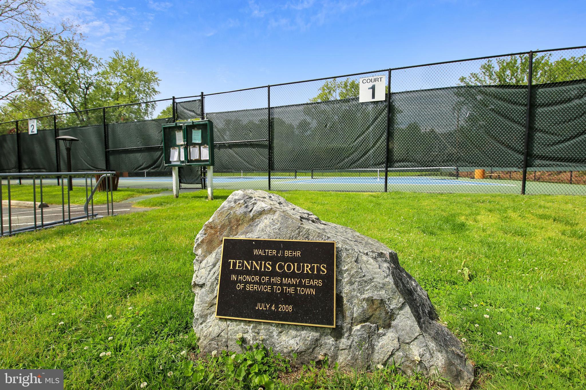 5505 Uppingham Street Chevy Chase, MD 20815 - Photo 26 of 28 Town of Somerset Tennis Courts