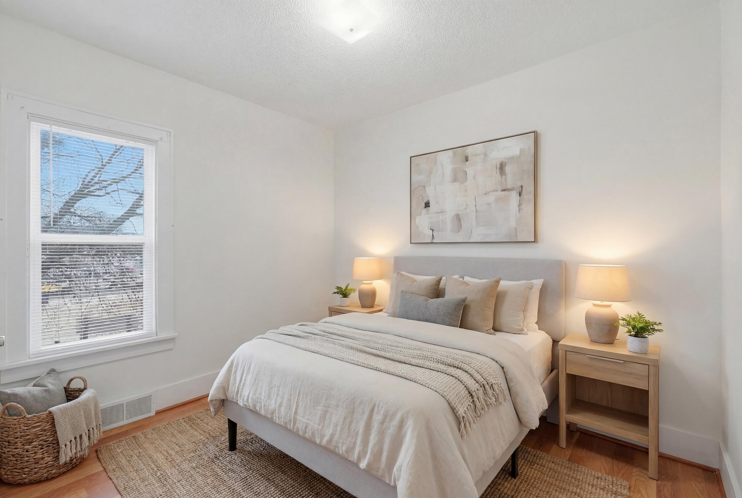 2418 Ridge Road Highland, IN 46322 - Photo 23 of 44 a bedroom with a bed and a window
