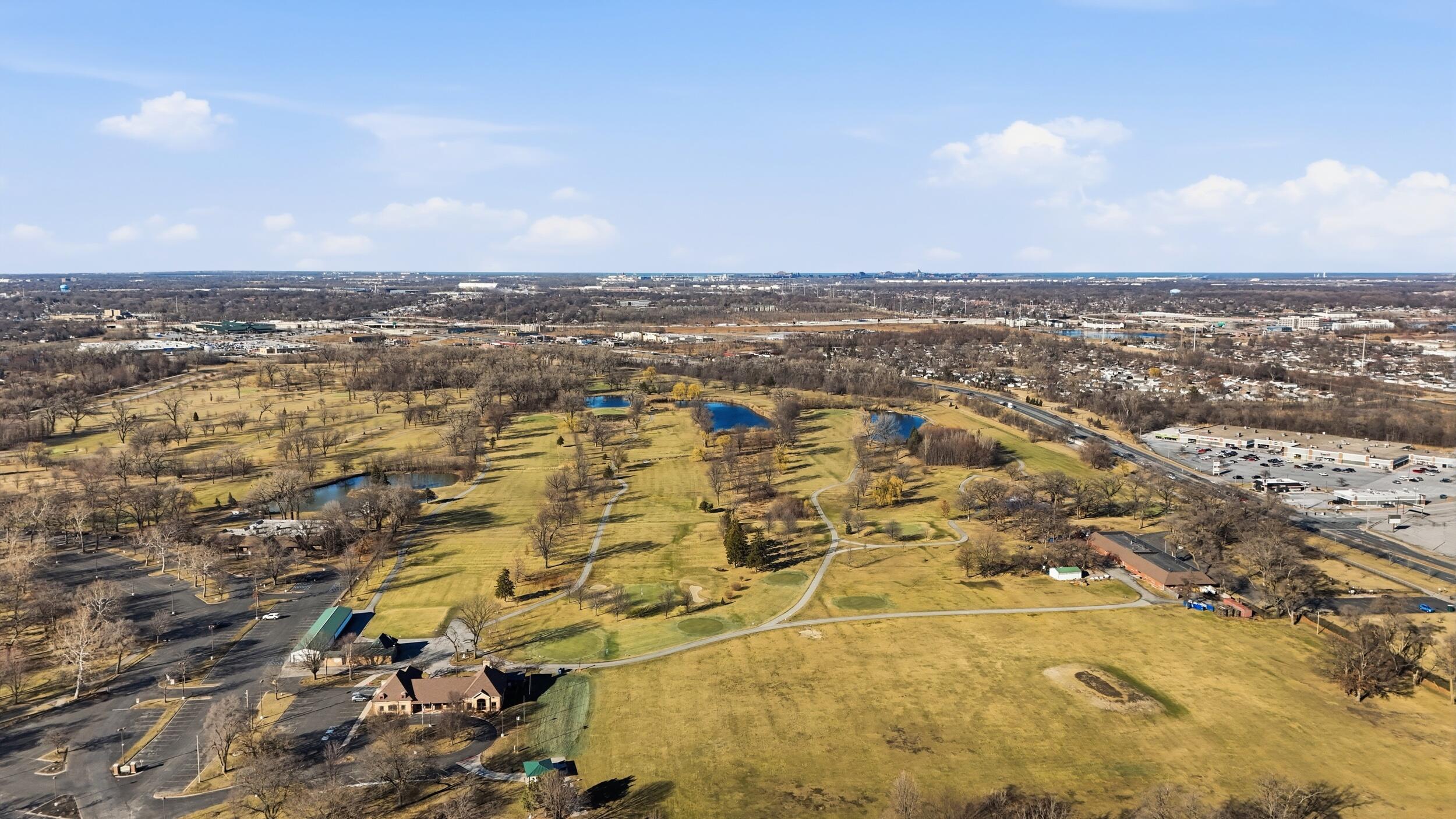 2418 Ridge Road Highland, IN 46322 - Photo 41 of 44 an aerial view of residential houses with outdoor space