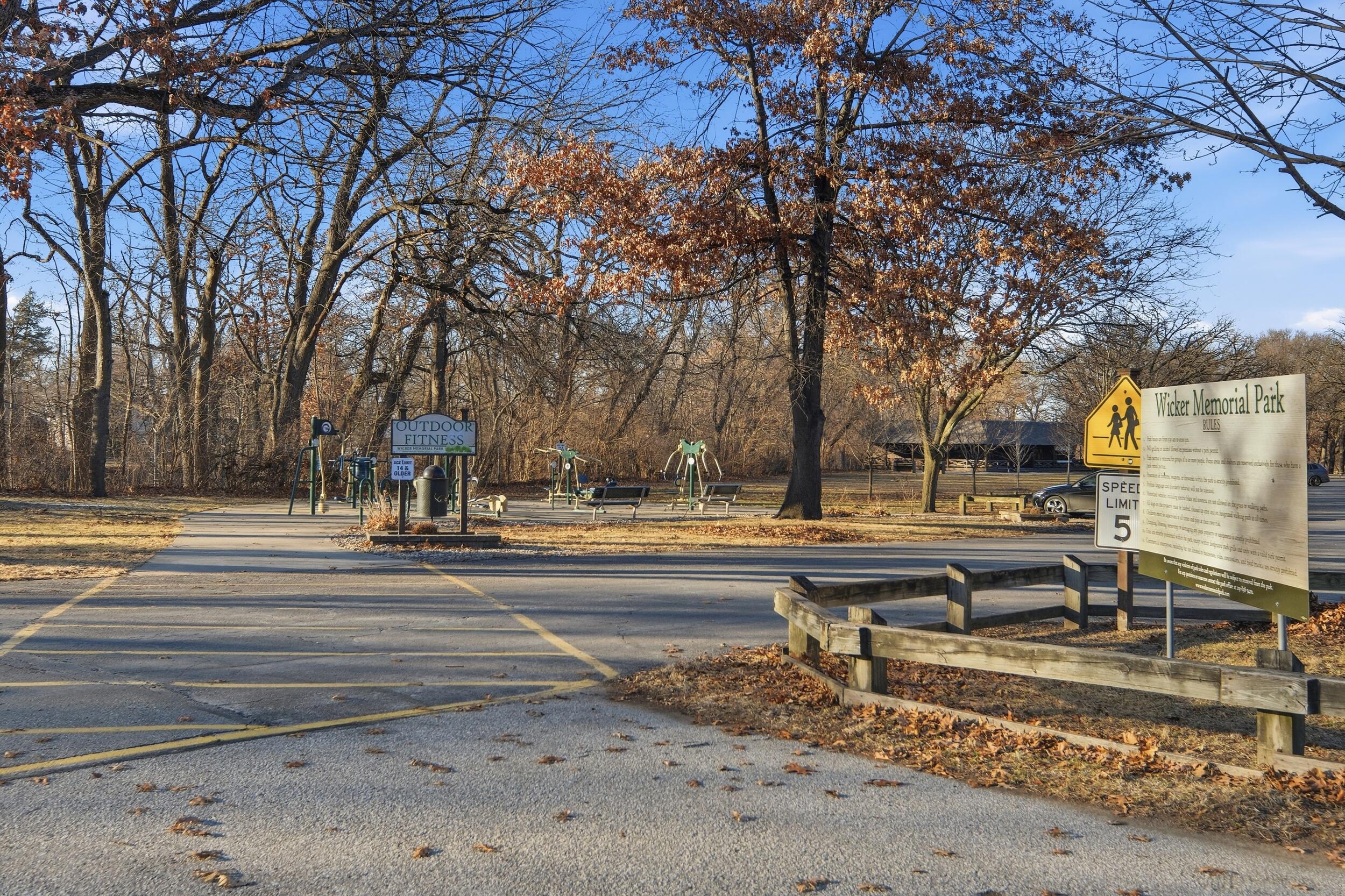 2418 Ridge Road Highland, IN 46322 - Photo 43 of 44 a view of backyard with large trees