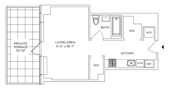 $3,525 | 86 Fleet Place, Unit 2J | Downtown Brooklyn