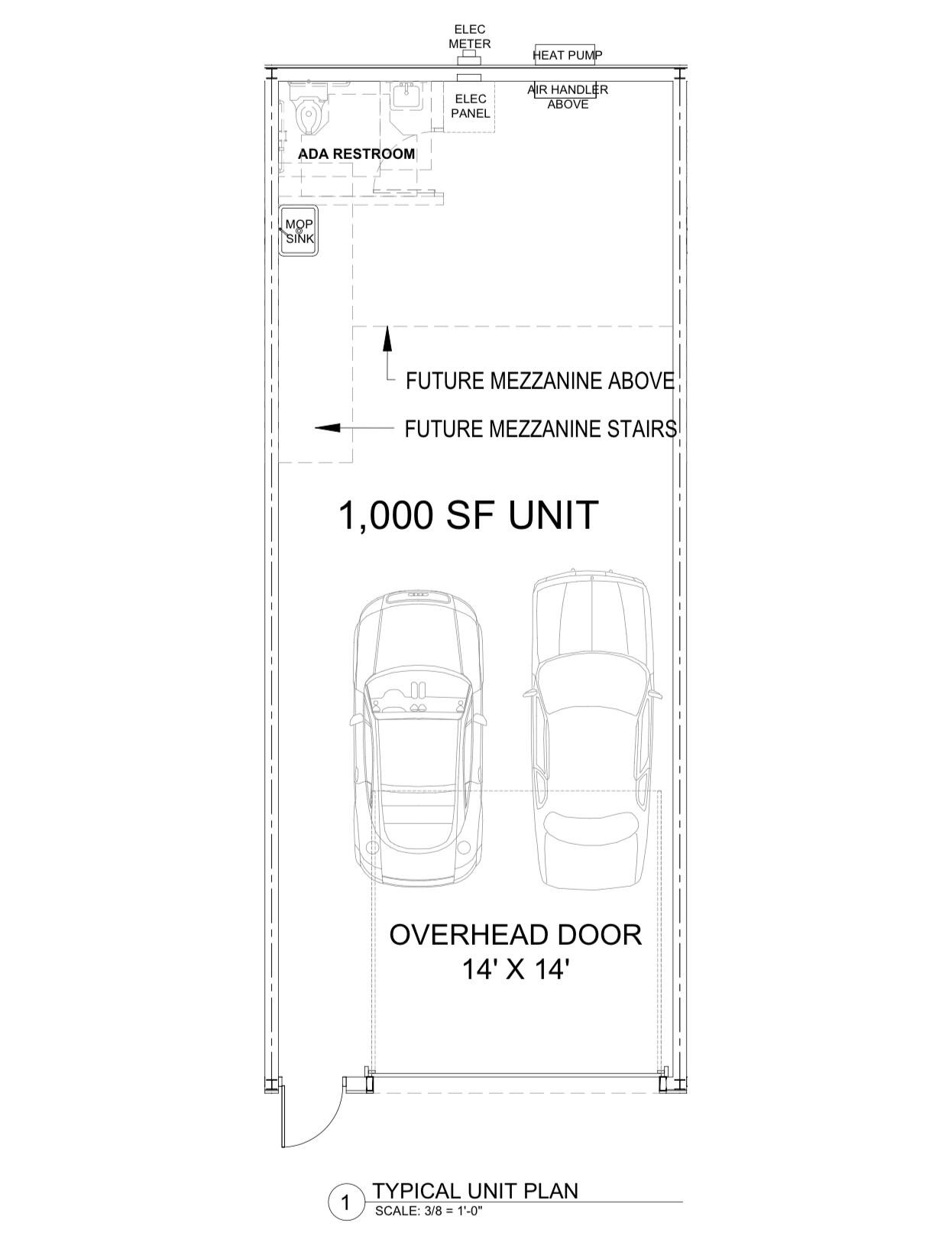 567 Faison Road, Unit 8 Mount Pleasant, SC 29466 - Photo 12 of 12 Storage Condo Layout MLS