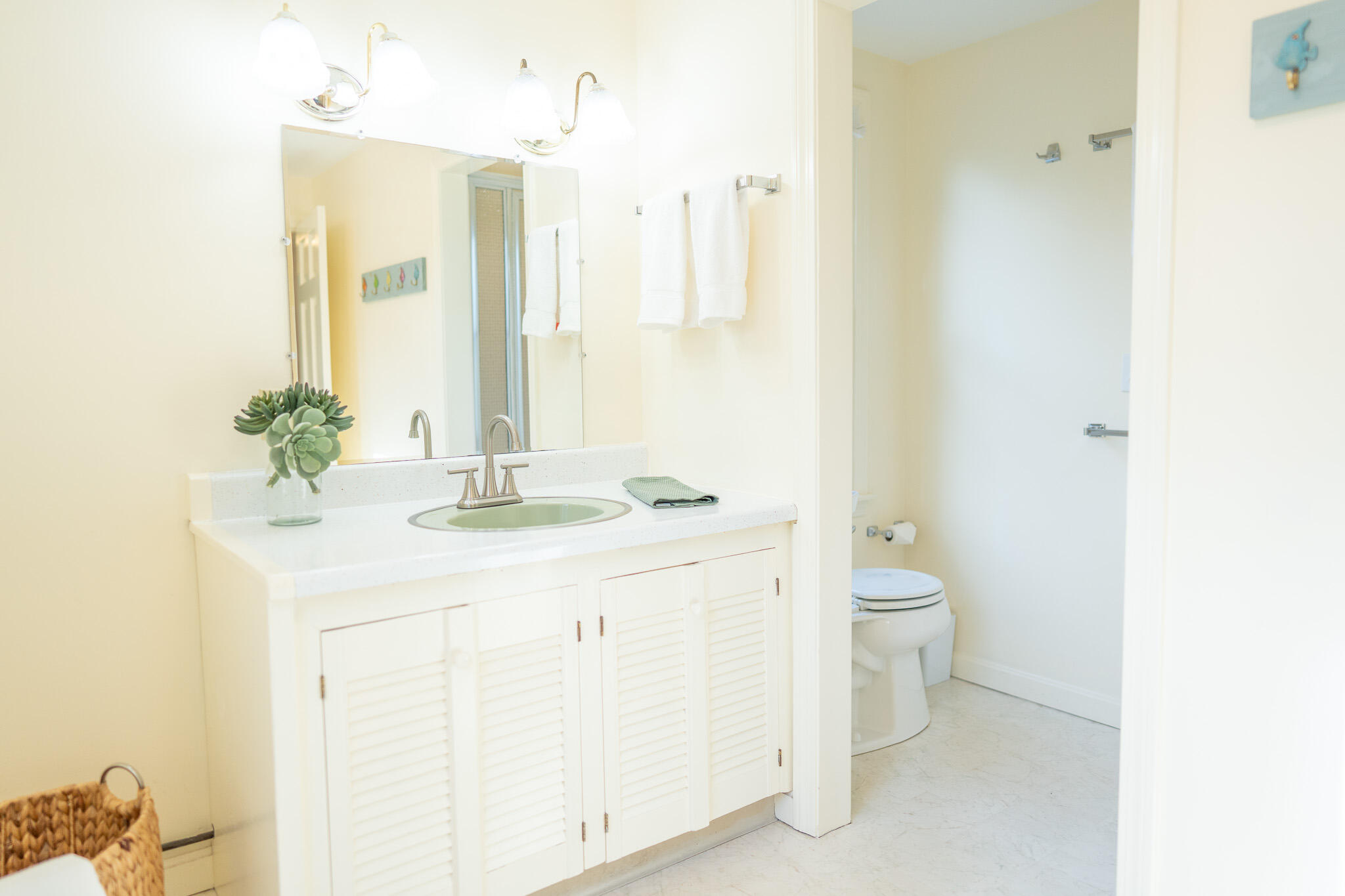 147 Brook Trail Road Brewster, MA 02631 - Photo 28 of 43 a bathroom with a sink a toilet and a mirror