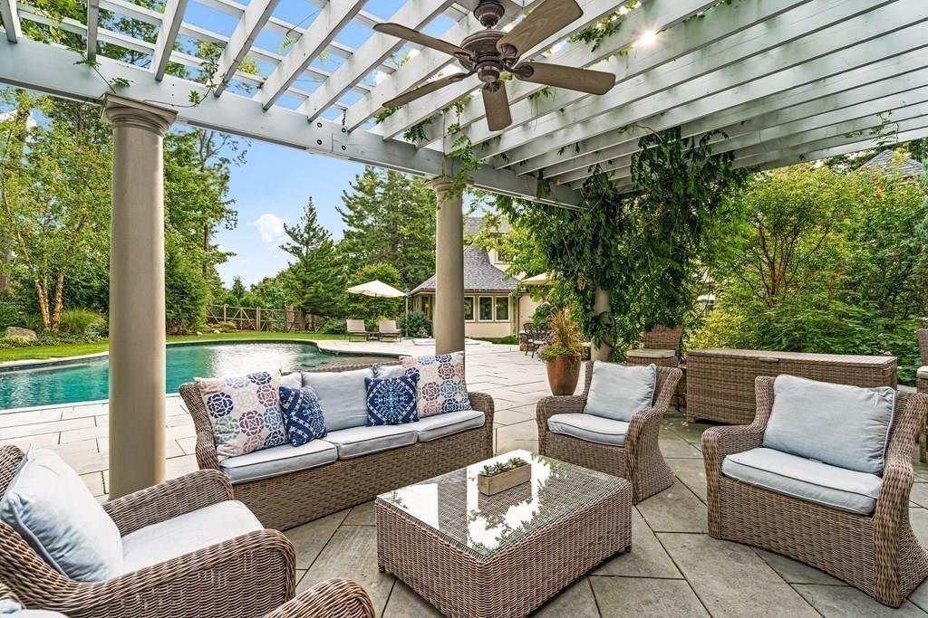 62-66 Temple Road Wellesley, MA 02482 - Photo 29 of 36 a outdoor living space with furniture and garden view