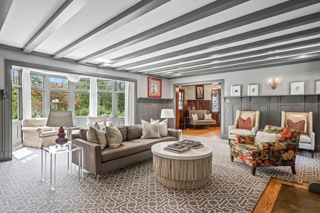 62-66 Temple Road Wellesley, MA 02482 - Photo 4 of 36 a living room with furniture and a large window