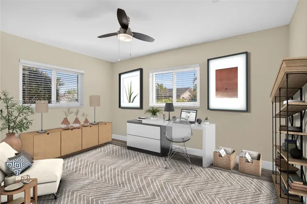 a bedroom with a bed furniture and window