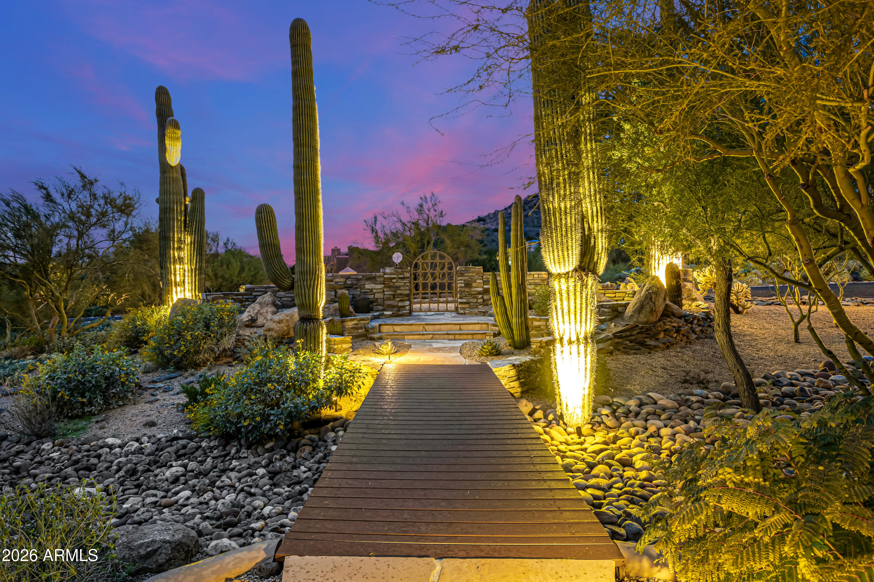 34877 North Ridgeway Drive Carefree, AZ 85377 - Photo 34 of 55 Front Walkway_House to Street