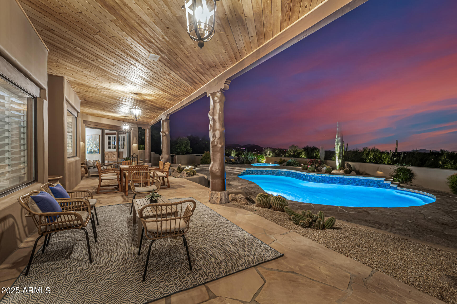 34877 North Ridgeway Drive Carefree, AZ 85377 - Photo 36 of 55 Full Length Covered Patio