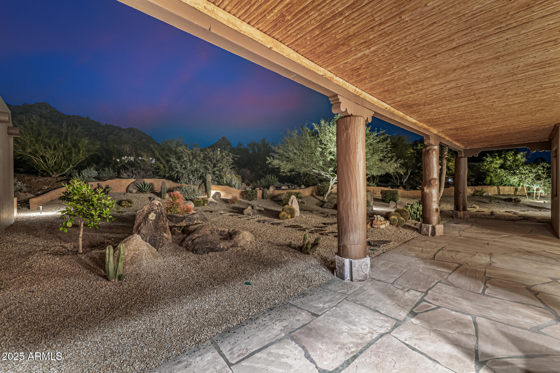 34877 North Ridgeway Drive Carefree, AZ 85377 - Photo 40 of 55 2nd Covered Patio on North side of Home