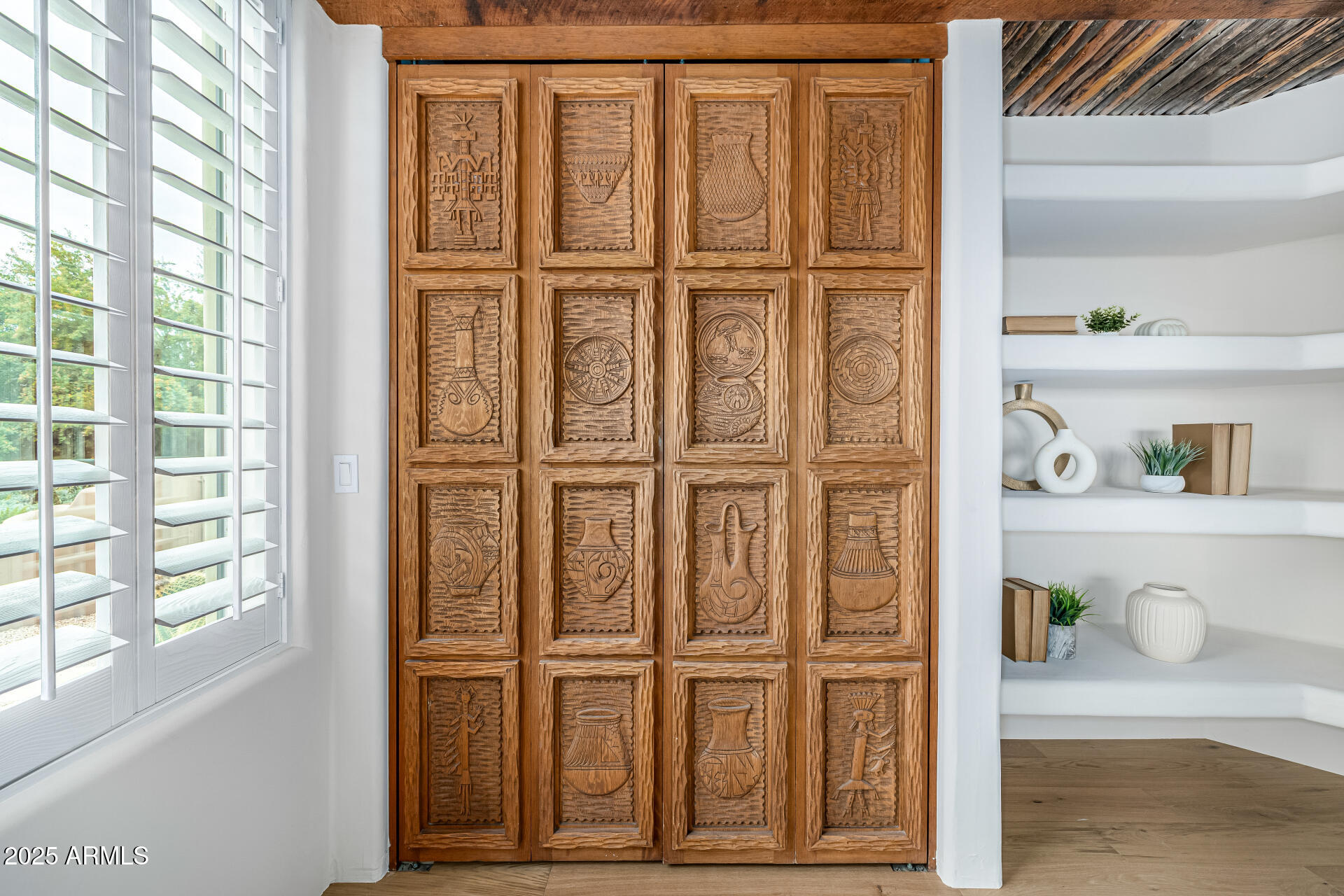 34877 North Ridgeway Drive Carefree, AZ 85377 - Photo 42 of 55 Custom Wood Doors on Wet Bar