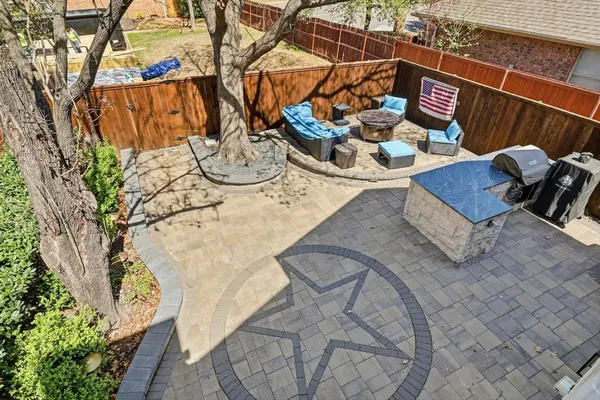 a view of outdoor space and patio