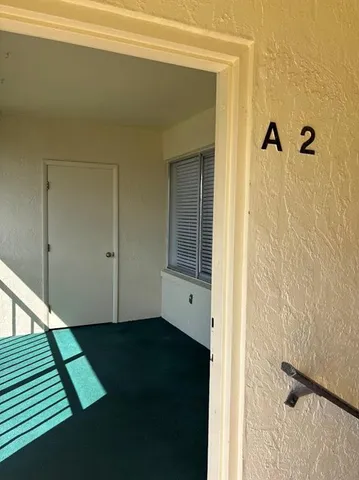 a view of front door